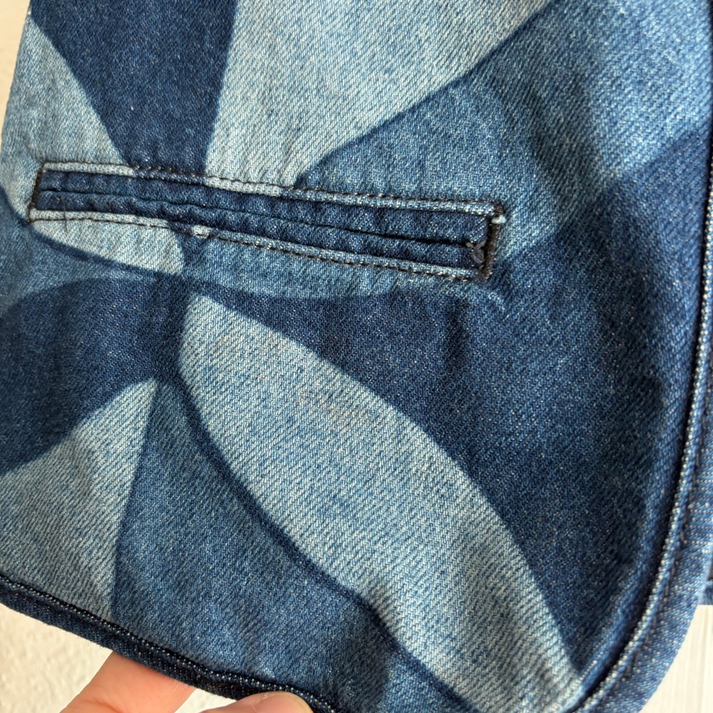 Sea New York x ZARA 11-12Y denim Jean quilted vest jacket - Picture 4 of 6